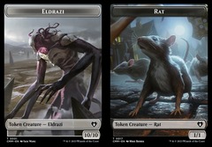 Eldrazi (0001) // Rat (0017) Double-Sided Token - Foil